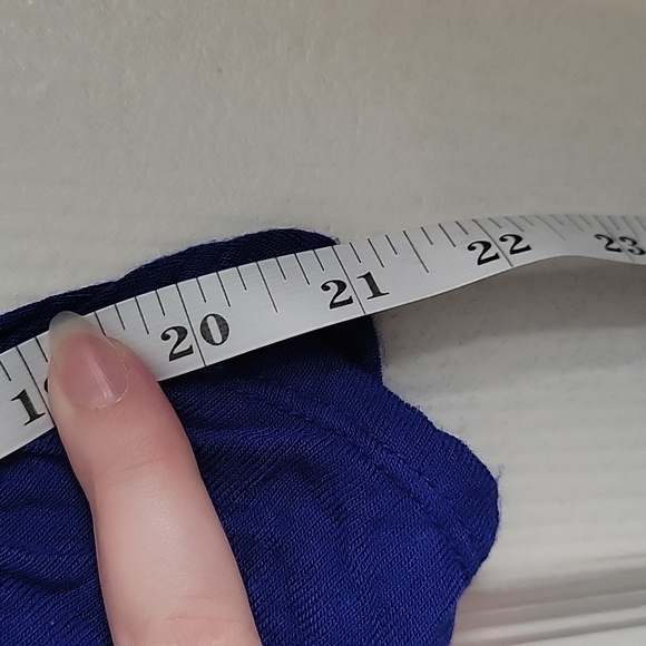 Bright Blue 3/4 Sleeve Cardigan - Picture 4 of 8